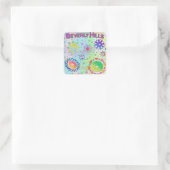 Beverly Hills Seven Suns & Energy Sticker (Tasche)