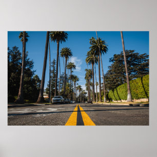 Beverly Hills Streets, Kalifornien, USA Poster