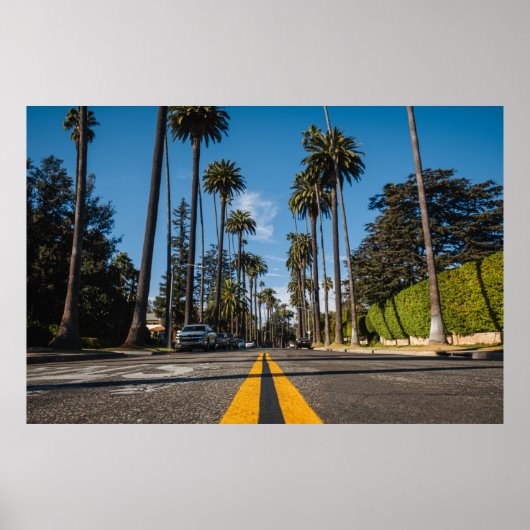 Beverly Hills Streets, Kalifornien, USA Poster (Vorne)