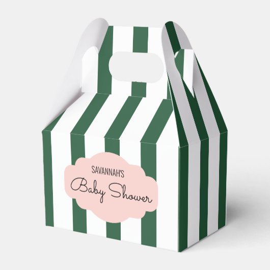 Beverly Hills Stripes Beach Dusche Box Geschenkschachtel (Rückseite)