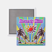 Beverly Hills Summer Liebe Magnet (Vorderseite/Rückseite)