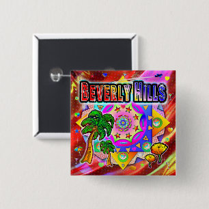Beverly Hills Tropical Friends Knopf Button
