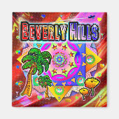 Beverly Hills Tropical Friends Magnet (Vorne)