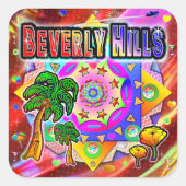 Beverly Hills Tropical Friends Sticker (Vorderseite)
