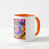 Beverly Hills Tropical Friends Tasse (VorderseiteRechts)