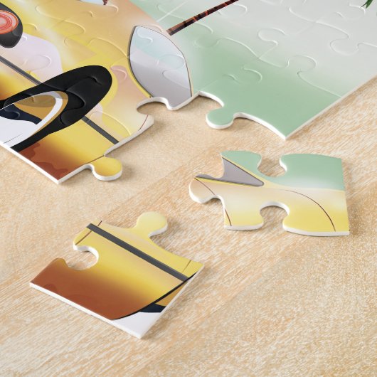 Beverly Hills Urlaubsposter Puzzle (Seite)