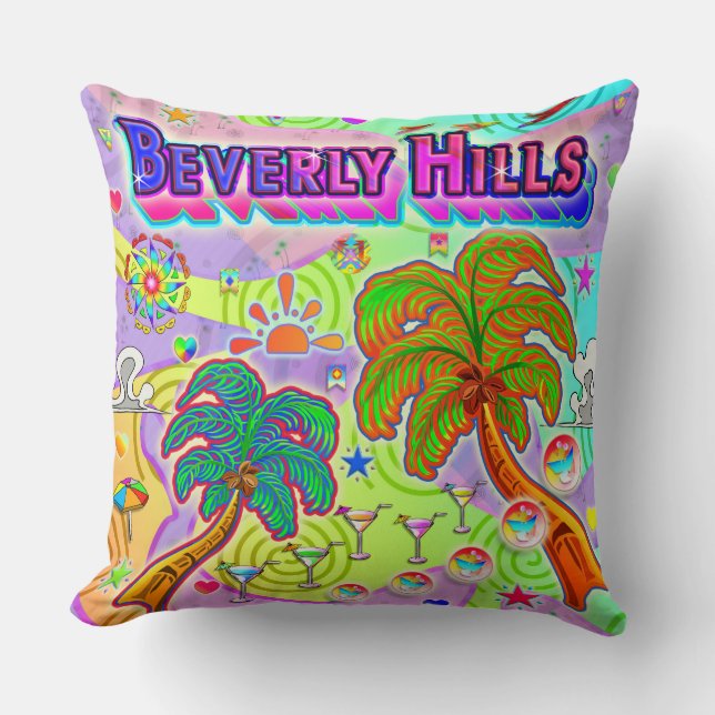 Beverly Hills Vacation Target Pillow Kissen (Vorderseite)