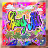 Beverly Hills Vista Express Fensterheber Fensteraufkleber (Blatt 2)