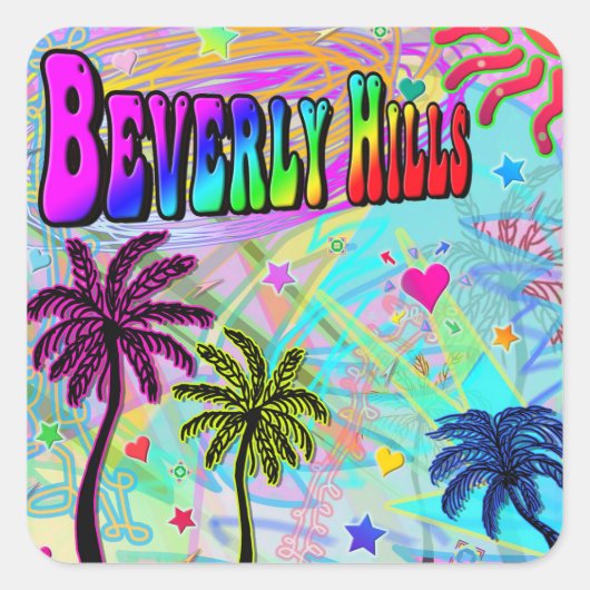 Beverly Hills Vivid Romance Sticker (Vorderseite)