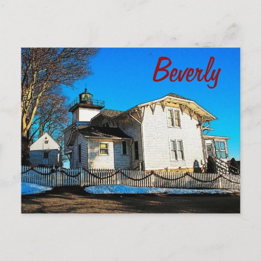 Beverly (MA) Postkarte (Vorderseite)