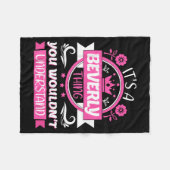 Beverly Name _ It's A Beverly Thing _ Beverly  Fleecedecke (Vorderseite (Horizontal))