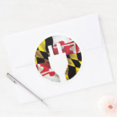 BEVI Plug-Sticker Runder Aufkleber (Umschlag)