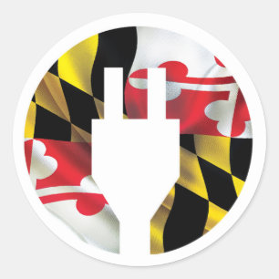 BEVI Stecker-Aufkleber Runder Aufkleber