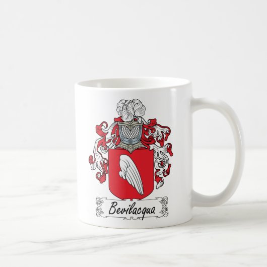 Bevilacqua Familienwappen Kaffeetasse (Rechts)