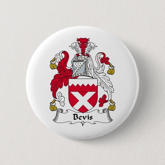 Bevis-Familienwappen Button (Vorderseite)