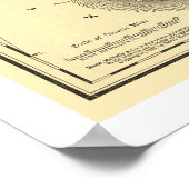 Bevölkerungsdichte USA Karte 1890 Poster (Ecke)