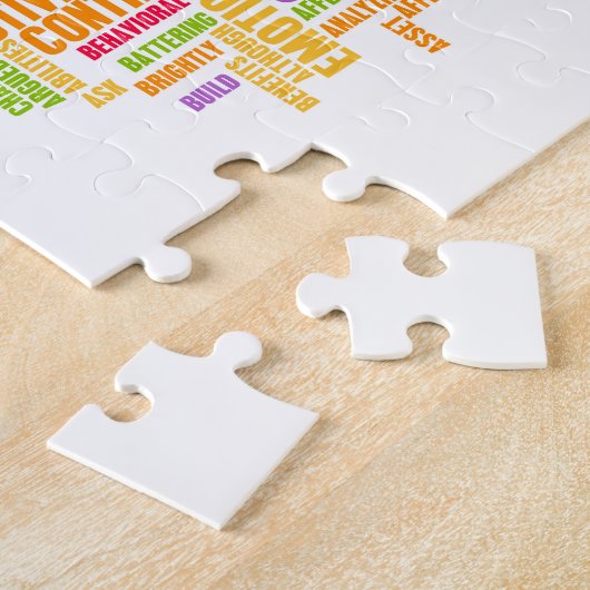 Bevollmächtigt oder Ermächtigung von Selbst als Puzzle (Seite)