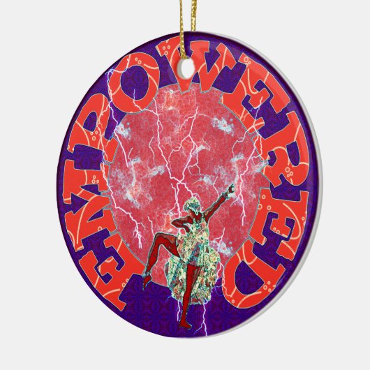 Bevollmächtigte Frau Keramik Ornament (Links)