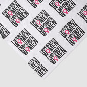 Bevollmächtigte Frauen bevollmächtigen Frauen Seidenpapier (Ausschnitt)