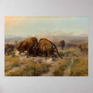 Bevor der Weiße Mann kam, 1903 von Charles Russell Poster