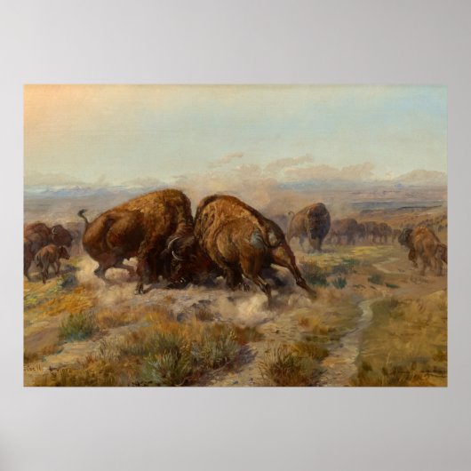 Bevor der Weiße Mann kam, 1903 von Charles Russell Poster (Vorne)