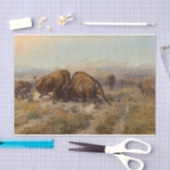 Bevor der Weiße Mann kam, 1903 von Charles Russell Seidenpapier (Handwerk)