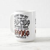 Bevor du auf meine schlechte Seite kommst Kaffeetasse (Vorderseite Links)