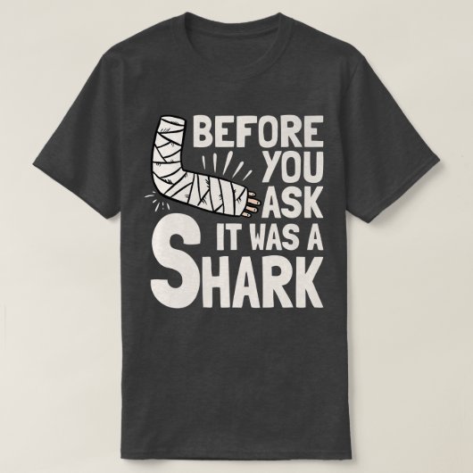 Bevor du Gefragt hast, war es eine kaputte Bruchwa T-Shirt (Design vorne)