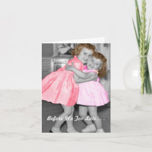 Bevor es zu spät ist, ein Gedicht von Frank Herber Feiertagskarte