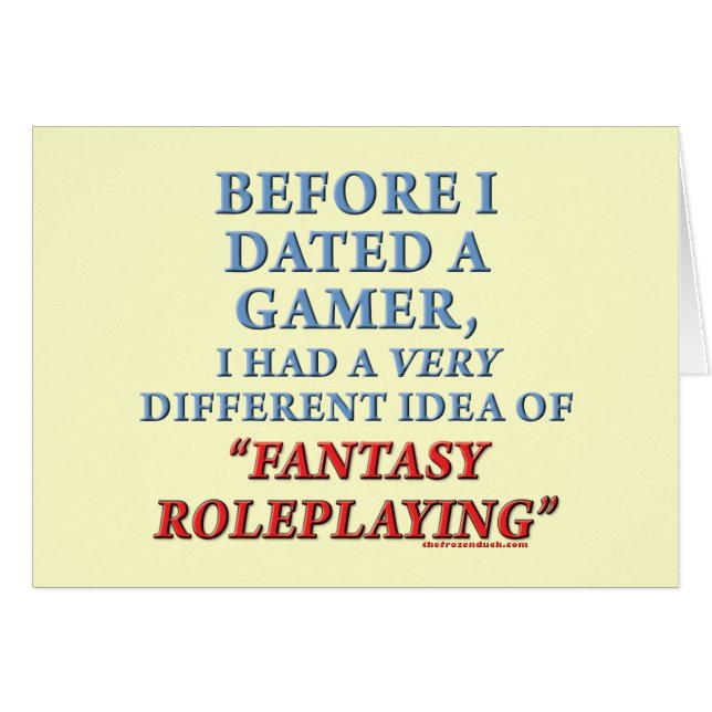 Bevor ich einen Gamer datierte (Vorderseite (Horizontal))