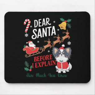 Bevor ich erkläre, wie viel Sie wissen Xmas Papill Mousepad