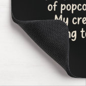 Bevor ich sterbe werde ich einen Beutel Popcorn sc Mousepad (Ecke)