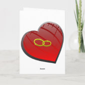 Bevor Nachtisch Sie mich Gruß-Karte heiratet Karte (Rückseite)