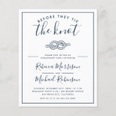 Bevor sie die Knot-Nautic-Engagement-Partei Krawat (Vorderseite)