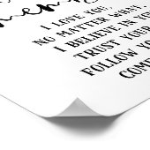 Bevor Sie diese Zuhause Inspiration Verlassen Poster (Ecke)