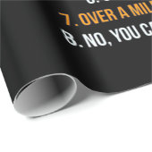 Bevor Sie Drohnenpilot Gefragt haben Geschenkpapier (Rolleneckpunkt)