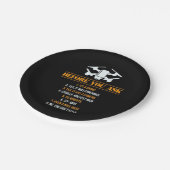 Bevor Sie Drohnenpilot Gefragt haben Pappteller (Schrägansicht)