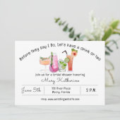 Bevor sie es tun, Brautparty Einladung (Stehend Vorderseite)