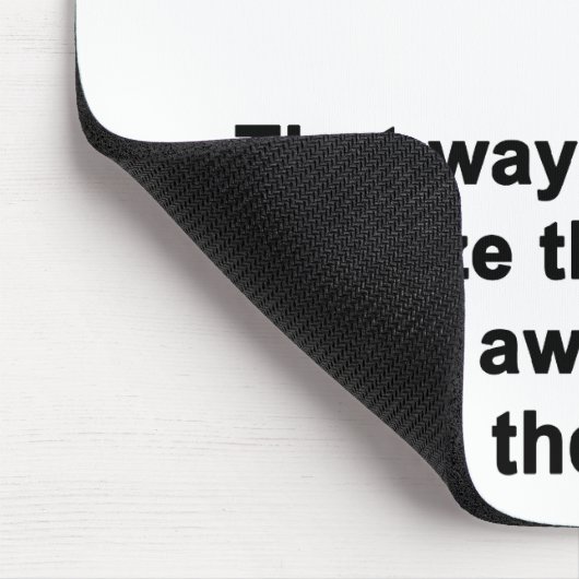 Bevor Sie jemanden kritisieren.... Mousepad (Ecke)