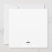 Bevor sie sagen, ich mache Abendessen mit schwarze Einladung (Rückseite)