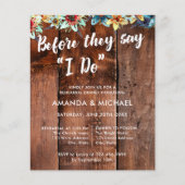 Bevor sie sagen, ich mache Probe Essen Flyer (Vorne)