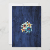 Bevor sie sagen, ich mache rustikales Probe Dinner Einladung (Rückseite)