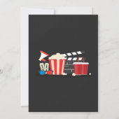 Bevor sie sagt, mache ich Bachelorette Filmabend Einladung (Rückseite)