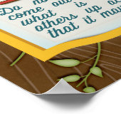 Bevor Sie sprechen, T.H.I.N.K. Poster (Ecke)