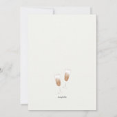 Bevor sie tun Bridal Pool Party Einladung (Rückseite)