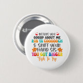 Bevor Sie über mich reden Rub Ya Cooooooch &amp; S Button (Vorne & Hinten)