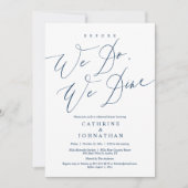 Bevor wir essen, essen wir Hochzeit Probe Dinner Einladung (Vorderseite)