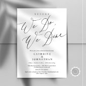 Bevor wir essen, essen wir Hochzeit Probe Dinner Einladung