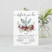 Bevor wir essen, essen wir Probe Einladung (Stehend Vorderseite)