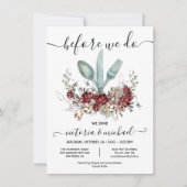 Bevor wir essen, essen wir Probe Einladung (Vorderseite)